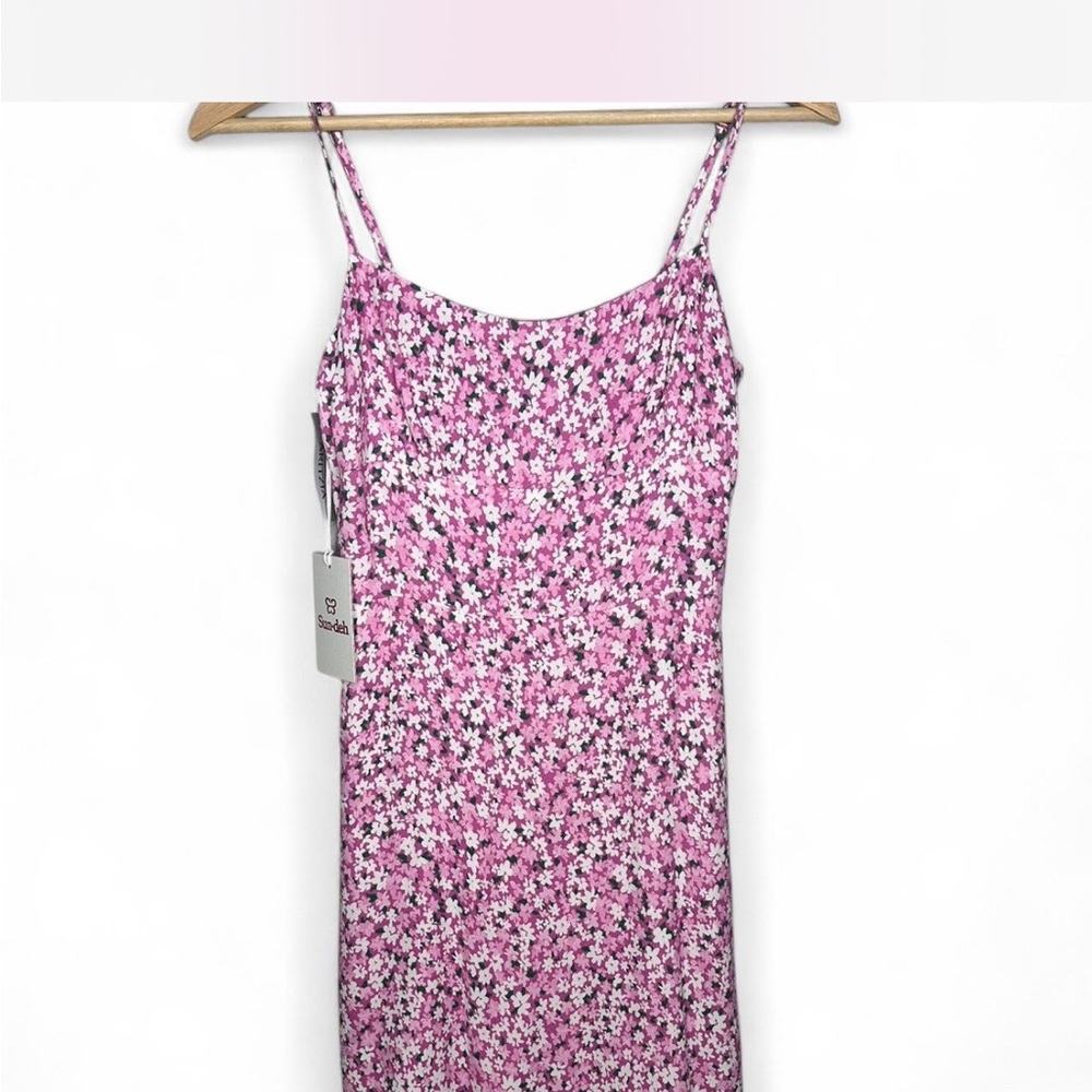 NWT Aritzia Pink Floral Dress - Picture 3 of 8